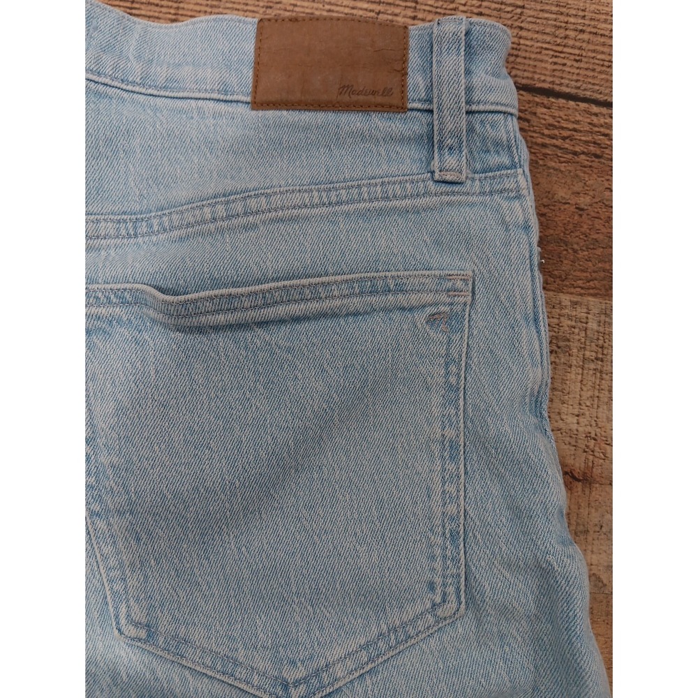Madewell The Perfect Vintage Wide Leg Jean Womens Size 29 Blue Denim Crop 2437 - Picture 11 of 13